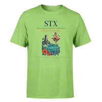 Thumbnail for Henry E. Rohlsen Airport (STX) T-Shirt single-side front print in Light Green | henry-e-rohlsen-airport-stx-double-side-t-shirt