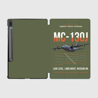 Thumbnail for MC-130J COMMANDO II design on green army samsung tablet tablet case