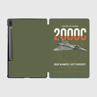 Thumbnail for Dassault Mirage 2000C RDI design on green army samsung tablet tablet case