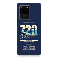 Thumbnail for Boeing 720B design on samsung case - navy blue