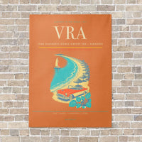 Thumbnail for Juan Gualberto Gómez Airport VRA — Varadero vertical canvas print - no frame - orange background