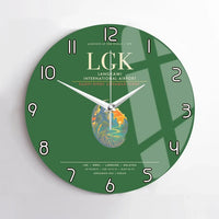 Thumbnail for Langkawi International Airport LGK Wall-Clock No-Frame - Green