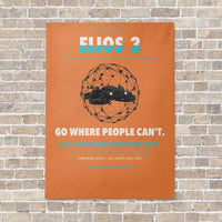 Thumbnail for Flyability Elios 3 vertical canvas print - no frame - orange background