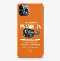 Thumbnail for PW4000-94 Case ProMax design on orange iphone case promax