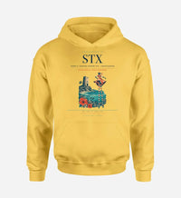 Thumbnail for Henry E. Rohlsen Airport (STX) design on yellow hoodie single-side print