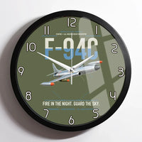 Thumbnail for F-94C Starfire design on green army framed wall clock