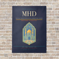 Thumbnail for Mashhad Shahid Hasheminejad International Airport MHD - Canvas No Frame - Navy Blue