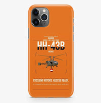 Thumbnail for Kaman HH-43B Huskie design on orange magsafe iphone case, for iPhone Pro Max