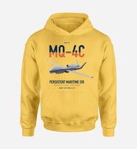 Thumbnail for MQ-4C Triton IFC-4 design on yellow double-side hoodie, single-side print
