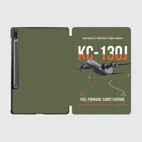 Thumbnail for KC-130J SUPER HERCULES design on green army samsung tablet tablet case