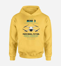 Thumbnail for DJI Mini 3 design on yellow hoodie single side