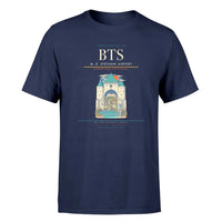 Thumbnail for Bratislava Airport (BTS) Premium T-Shirt Navy Blue