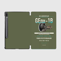 Thumbnail for GEnx-1B design on green army samsung tablet tablet case