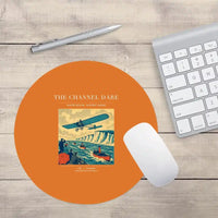 Thumbnail for VINTAGE G4324 - The Channel Dare - Designed Mouse Pads design on orange round