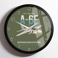Thumbnail for A-6E Intruder design on green army framed wall clock