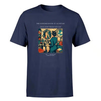 Thumbnail for VINTAGE G4305 - The Powder Room At Altitude - Premium T-Shirt design on navyblue premium t shirt