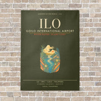 Thumbnail for Iloilo International Airport ILO - Canvas Framed - Green Army
