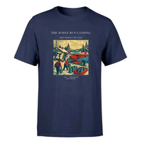 Thumbnail for VINTAGE G4398 - The Maple Run Landing - Premium T-Shirt design on navyblue premium t shirt