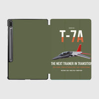 Thumbnail for T-7A Red Hawk design on green army samsung tablet tablet case