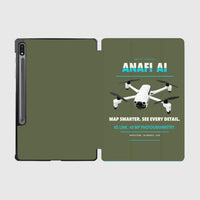 Thumbnail for Parrot ANAFI Ai design on green army samsung tablet tablet case