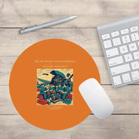 Thumbnail for VINTAGE G4452 - The Mechanic's Lunch Whistle - Designed Mouse Pads design on orange round
