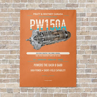 Thumbnail for PW150A vertical canvas print - no frame - orange background