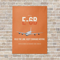 Thumbnail for E-6B Mercury vertical canvas print - no frame - orange background