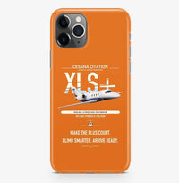 Thumbnail for Cessna Citation XLSPlus design on orange magsafe iphone case, for iPhone Pro Max