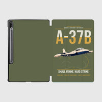 Thumbnail for A-37B Dragonfly design on green army samsung tablet tablet case