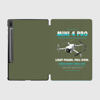 Thumbnail for DJI Mini 4 Pro design on green army samsung tablet tablet case