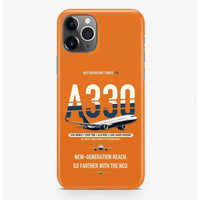 Thumbnail for Airbus A330-800neo Case ProMax design on orange iphone case promax