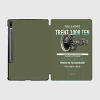 Thumbnail for TRENT 1000 TEN design on green army samsung tablet tablet case