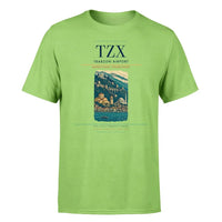 Thumbnail for Trabzon Airport (TZX) T-Shirt single-side front print in Light Green | trabzon-airport-tzx-double-side-t-shirt