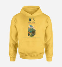 Thumbnail for Rishiri Airport (RIS) design on yellow hoodie single-side print