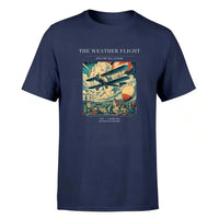 Thumbnail for VINTAGE G4045 - The Weather Flight - Premium T-Shirt design on navyblue premium t shirt