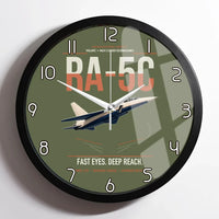 Thumbnail for RA-5C Vigilante design on green army framed wall clock