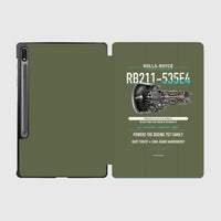 Thumbnail for RB211-535E4 design on green army samsung tablet tablet case