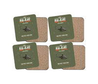 Thumbnail for Boeing AH-64E Apache Guardian design on green army 4 pieces set coaster