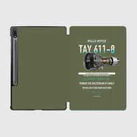 Thumbnail for TAY 611-8 design on green army samsung tablet tablet case