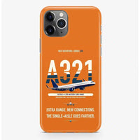 Thumbnail for Airbus A321XLR Case ProMax design on orange iphone case promax