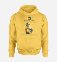 Thumbnail for Bournemouth Airport (BOH) design on yellow hoodie single-side print