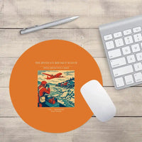 Thumbnail for VINTAGE G4491 - The River Ice Breakup Watch - Designed Mouse Pads design on orange round