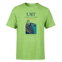 Thumbnail for Klamath Falls Airport (LMT) T-Shirt single-side front print in Light Green | klamath-falls-airport-lmt-double-side-t-shirt