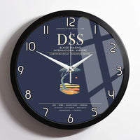Thumbnail for Blaise Diagne International Airport DSS  Dakar-Diass Wall-Clock Framed - Navy Blue