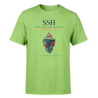 Thumbnail for Sharm El Sheikh International Airport (SSH) T-Shirt single-side front print in Light Green | sharm-el-sheikh-international-airport-ssh-double-side-t-shirt
