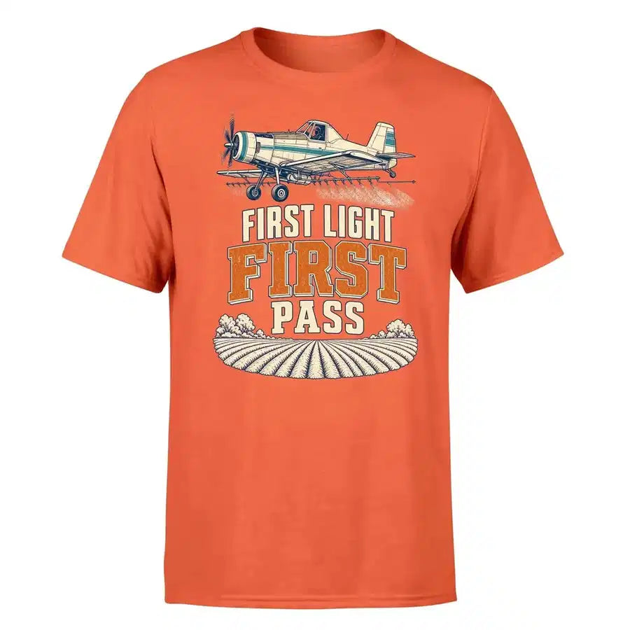 SIGNAL 361 - First Light First Pass - Premium T-Shirt design on orange premium t shirt