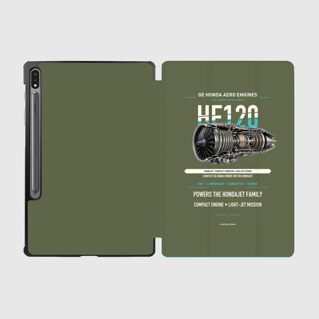 HF120 design on green army samsung tablet tablet case