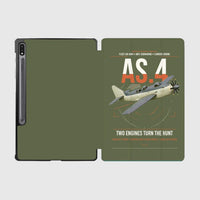 Thumbnail for Fairey Gannet AS.4 design on green army samsung tablet tablet case