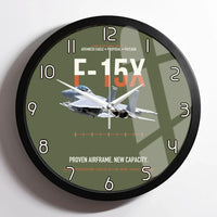 Thumbnail for F-15X Advanced Eagle Proposal Proven Airframe New Capacity design on green army framed wall clock