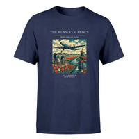 Thumbnail for VINTAGE G4089 - The Runway Garden - Premium T-Shirt design on navyblue premium t shirt
